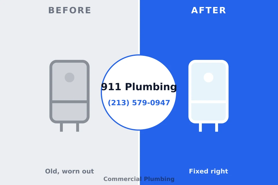 Before and after: plumbing company Horn Lake, MS